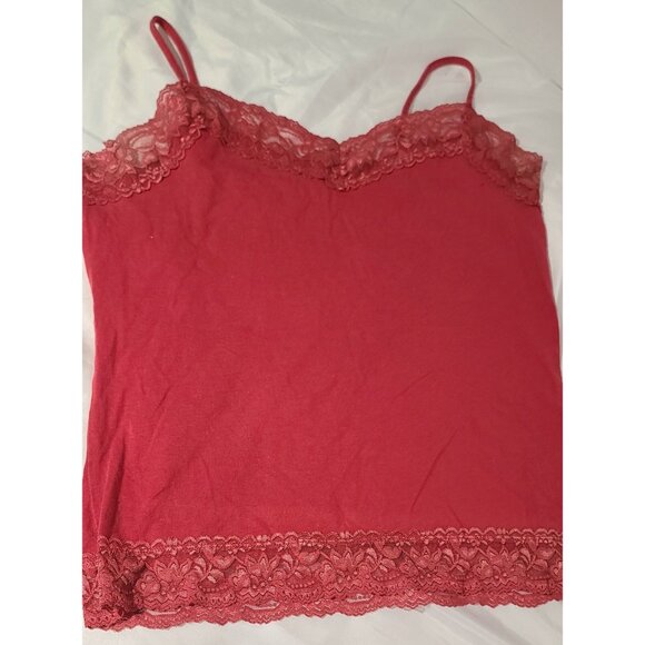 Y2K Van Heusen Womens Medium Tank Top 3-Pack Lace Neck Cami Spaghetti Strap - Picture 6 of 13
